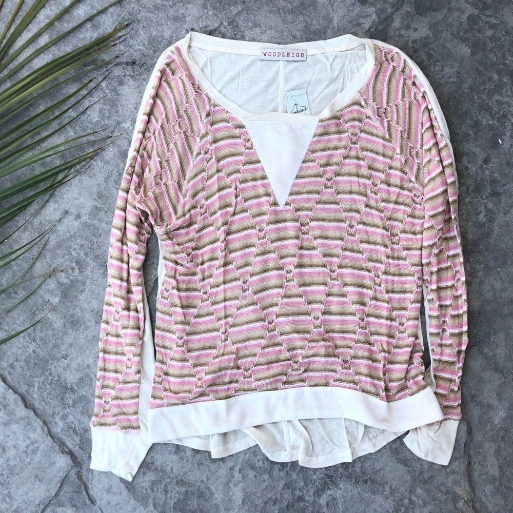  woodleigh Camilla hi-low knit top